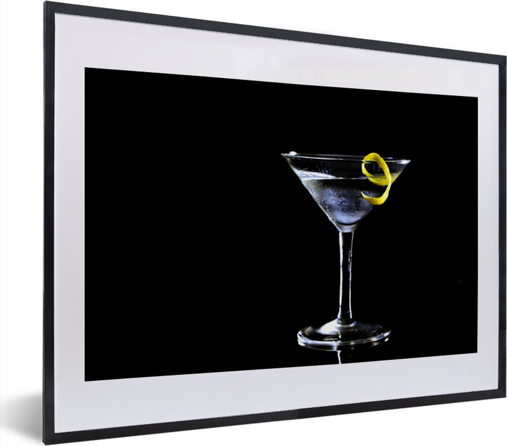 MuchoWow® MuchoWow® Gerahmtes Poster Martini mit Produktbild 