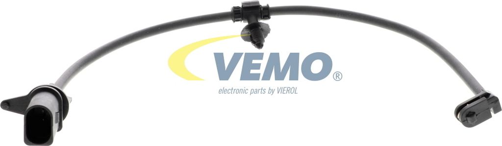 VEMO V10-72-1609 Warnkontakt Bremsbelagverschleiß 350mm Hinten Rechts für AUDI A6 Avant (4A5, C8) Q5 (FYB) A6 Limousine (4A2, C8) A7 Sportback (4KA)