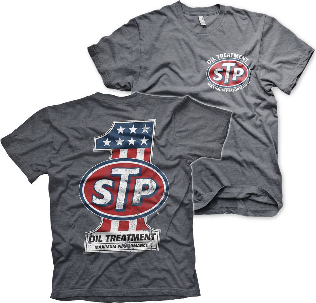 STP American No. 1 T-Shirt - Medium - Dark-Heather