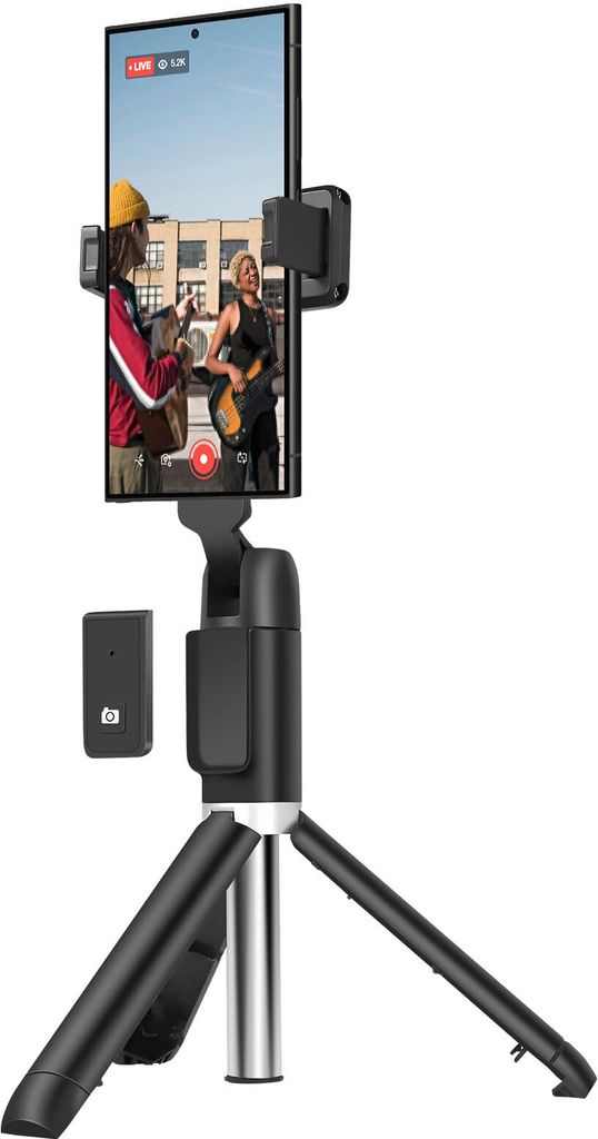 Samsung by Mobeen Bluetooth Selfie Stick, Black (GP-TOU024AEABW)