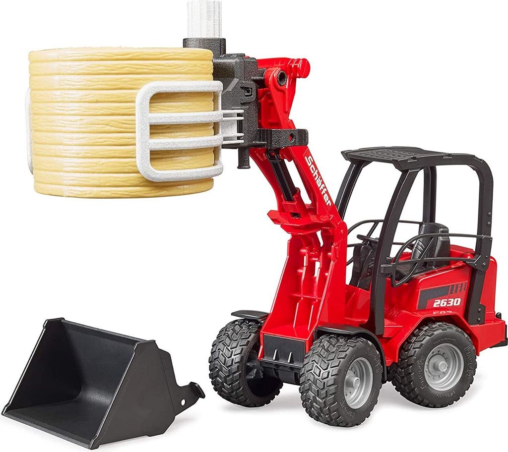 Bruder 02192 - Nakladač Schäffer 2034 s drapákom na balíky Obrázok produktu 9