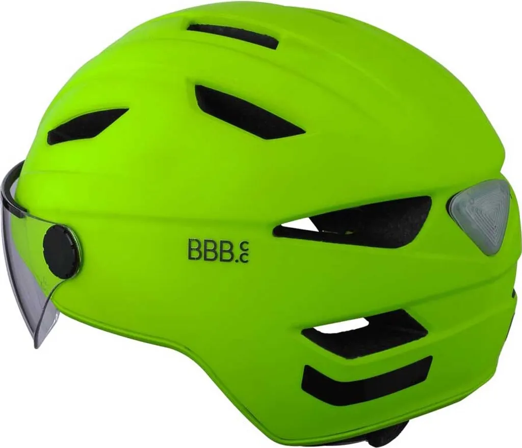 Casque de cyclisme avec visière BBB Move Face Shield jaune néon M - 6