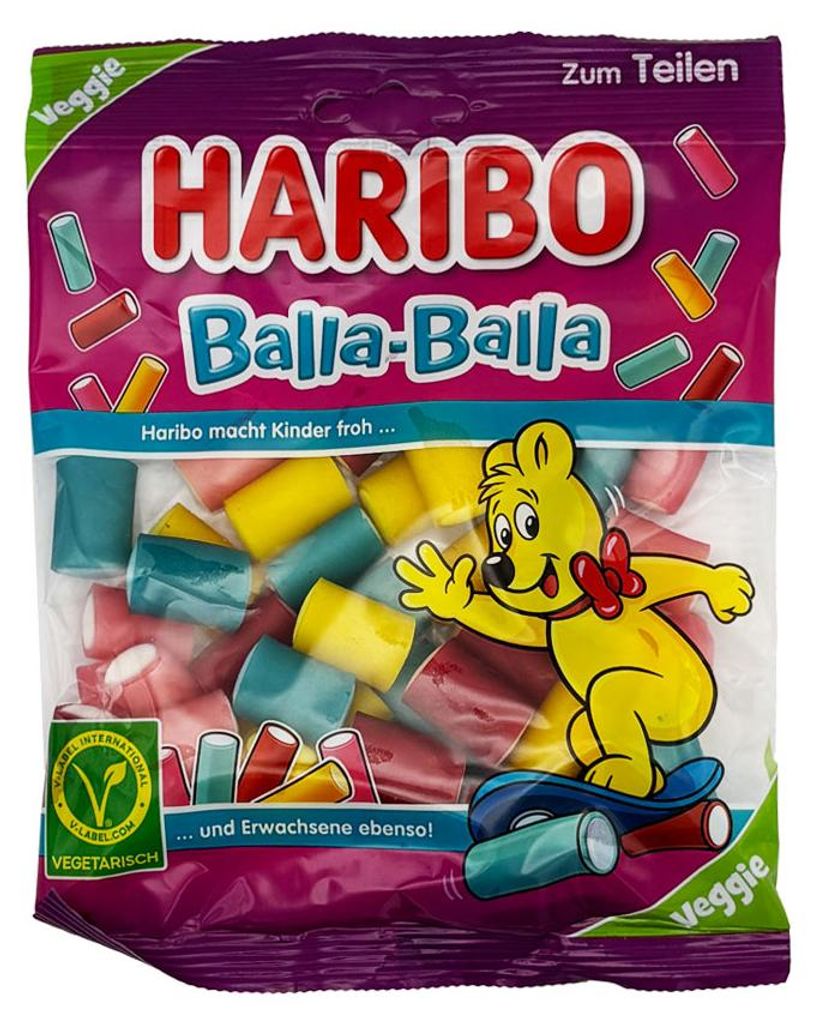 Haribo Balla Balla słodycze powlekane gumą owocową veggie Zdjęcie produktu 