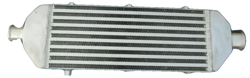 Intercooler 400x155x60 mm pour préparation moteur et tuning - Sortie 59 mm
