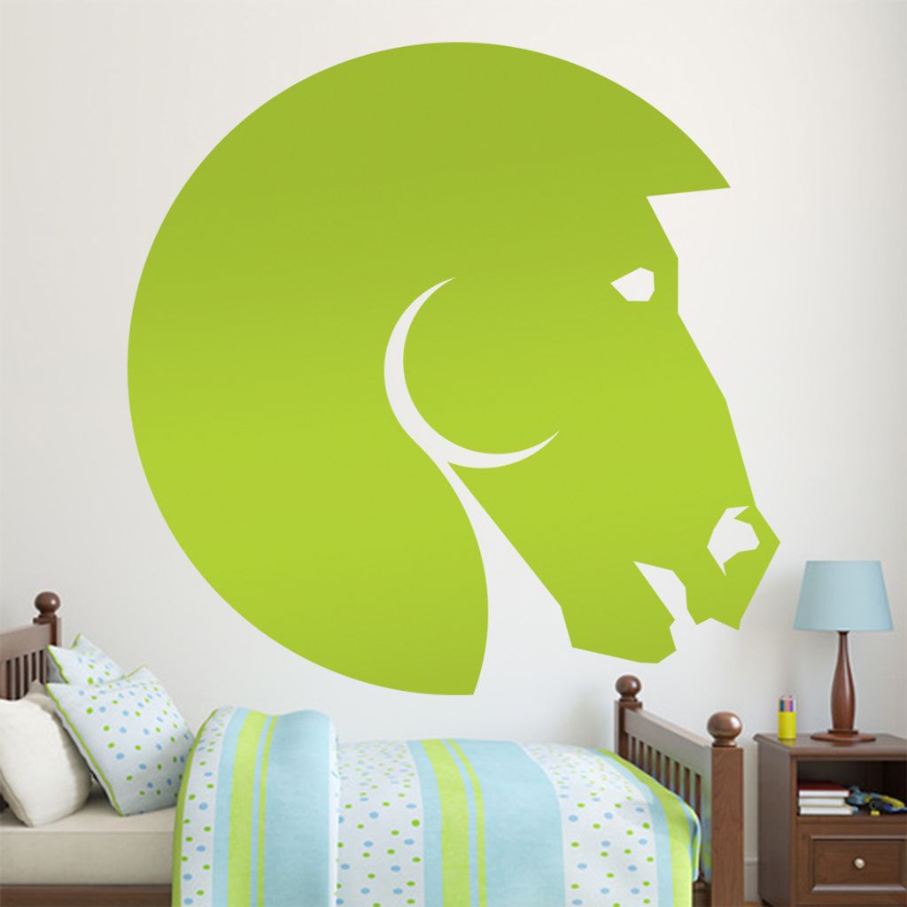 KIWISTAR Pferd Silhouette Wandtattoo in 6 Größen - Wandaufkleber Wall Sticker - Dekoration, Küche, Wohnzimmer, Schlafzimmer, Badezimmer