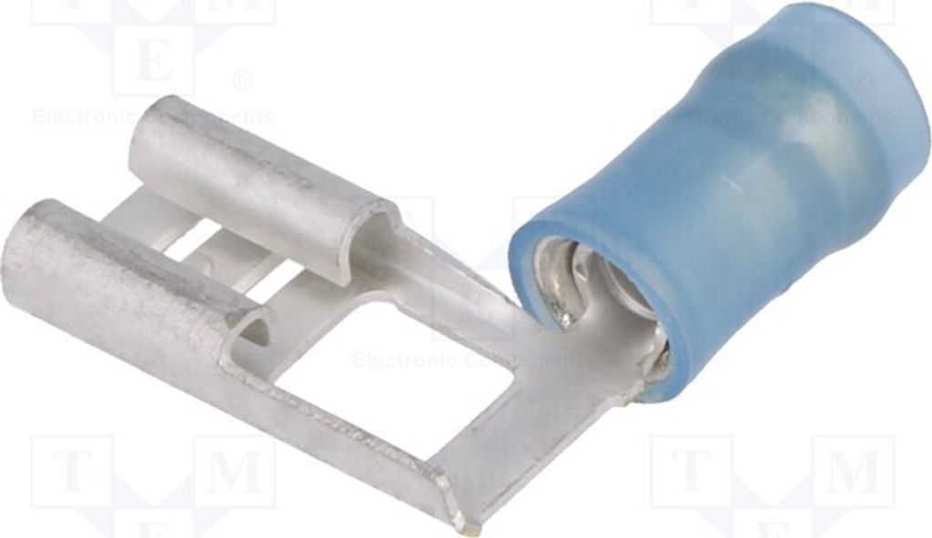 1x Verbinder: flach 6,3mm 0,8mm weiblich 1,25÷2mm2 für Leitungen 156666-1 Isolierte