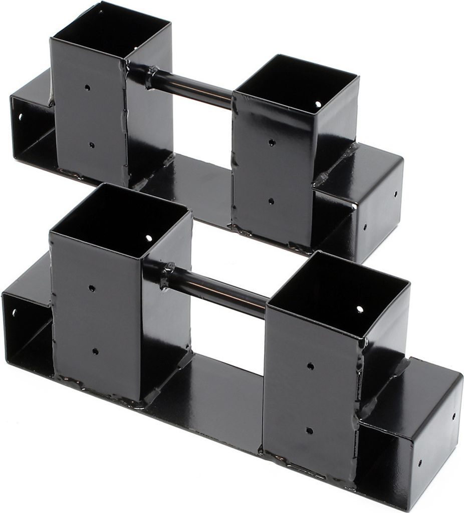 Wiltec Holzstapelhilfe für Kaminholz im 2er Set, 335 x 85 x Produktbild