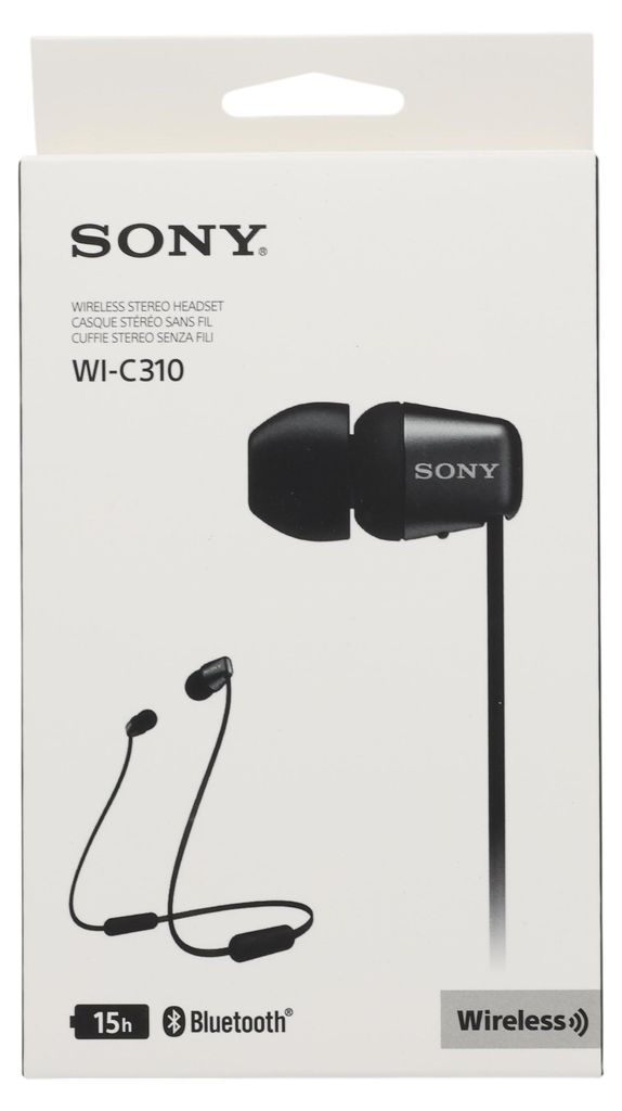Sony WI-C310, Kabellos, 20 - 20000 Hz, Anrufe/Musik, 19 g, Produktbild 