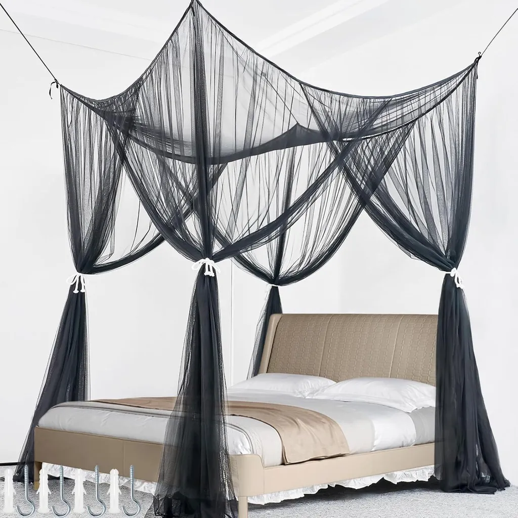 Moustiquaire grand lit double anti moustique tigre pour nuits calmes
