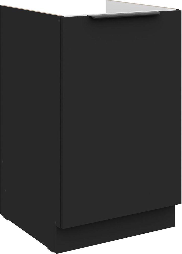 Küchen Spülenunterschrank 50 cm SIENA Schwarz Küche Produktbild 