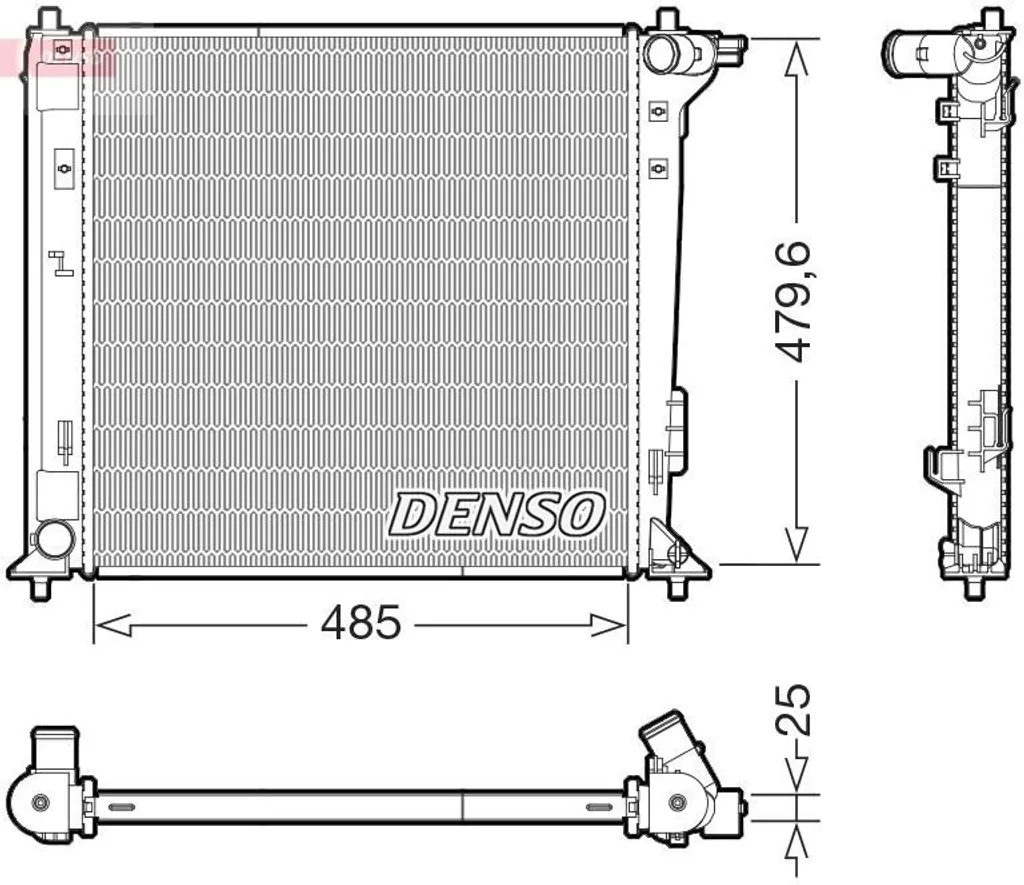 Solution surchauffe moteur : Radiateur 25310D7000 pour Tucson et Sportage