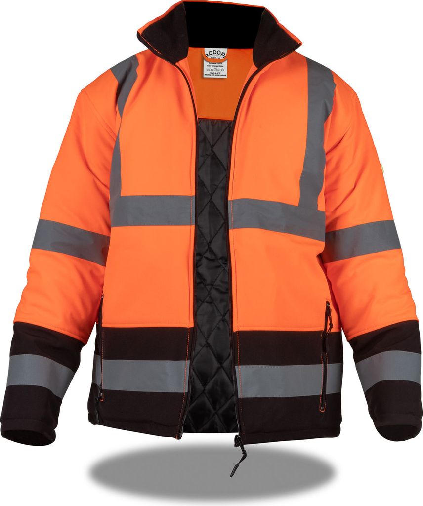 RODOPI FREEZ-Reflex Winter Arbeitsjacke Herren und Damen Gr.S Reflektierende Jacke wasserdicht EN ISO 20471:2013 & EN ISO 13688:2013 Warnschutzjacke