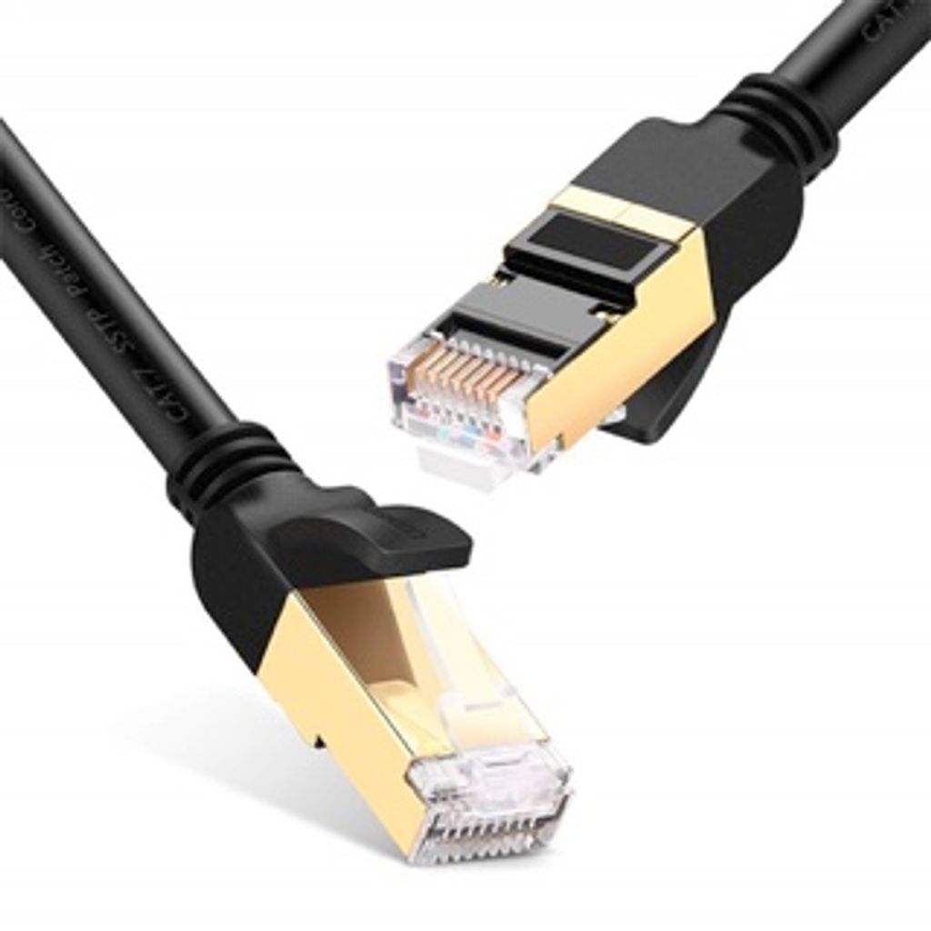 SAMZHE CAT7 RJ45-LAN-Kabel Hochgeschwindigkeits-Gigabit-Netzwerk-Patchkabel vergoldet Ethernet-Kabel