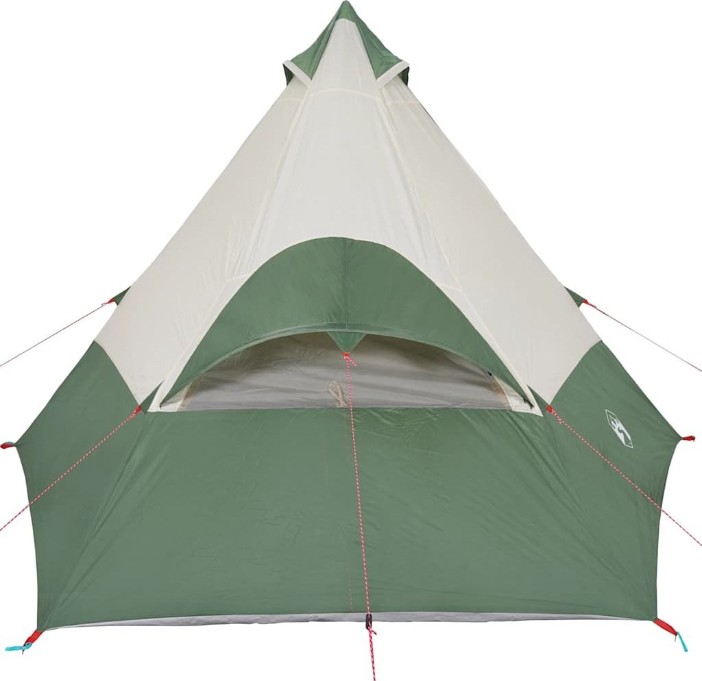 vidaXL Tipi-Campingzelt 7 Personen Grün Wasserdicht Produktbild 3