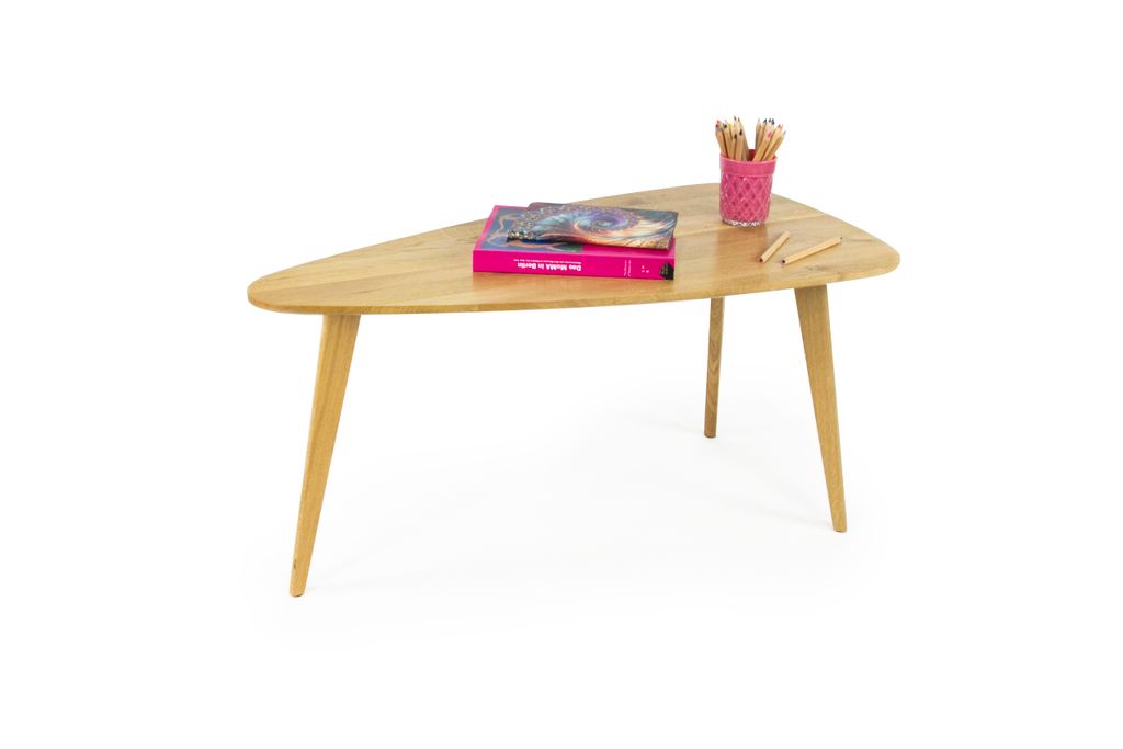 Dreieckiger Couchtisch, 101X52