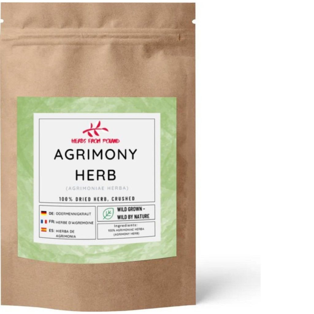 Herbs from Poland Odermennigkraut – Unterstützt Leber, Magen und Haut, Natürliches Heilkraut, 100% Natürlich – 500g