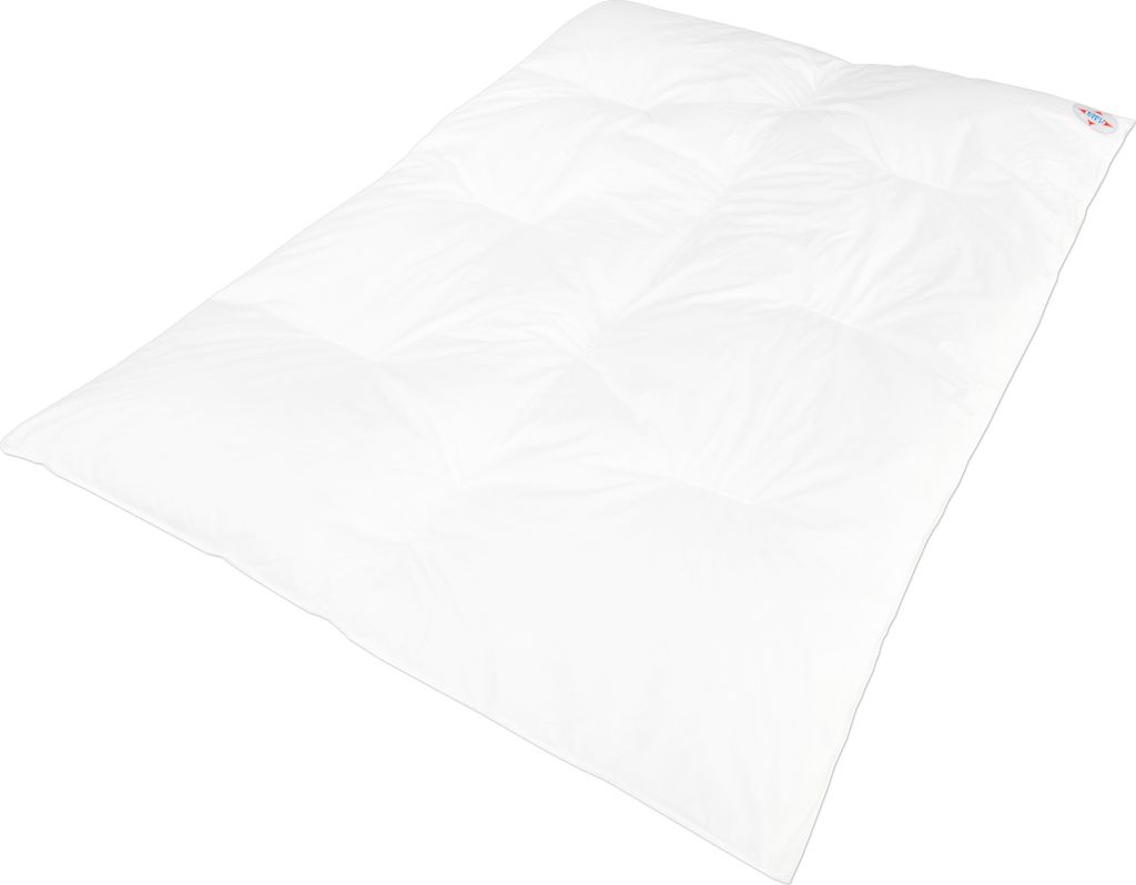 Traumschloss Baby Daunen Steppbett warm 100 x 135 cm Karo-Steppbett