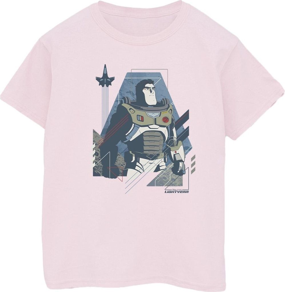 Disney - "Lightyear Look To The Stars" T-Shirt für Damen BI50269 (M) (Babyrosa)