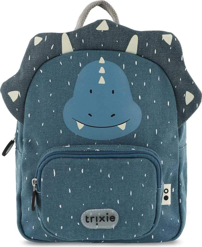 Sac à dos imperméable Trixie Mr Triceratops - Dino Bleu ultra résistant