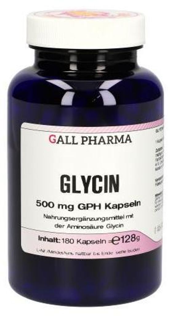 Glycin 500 mg Gph Kapseln 180 St