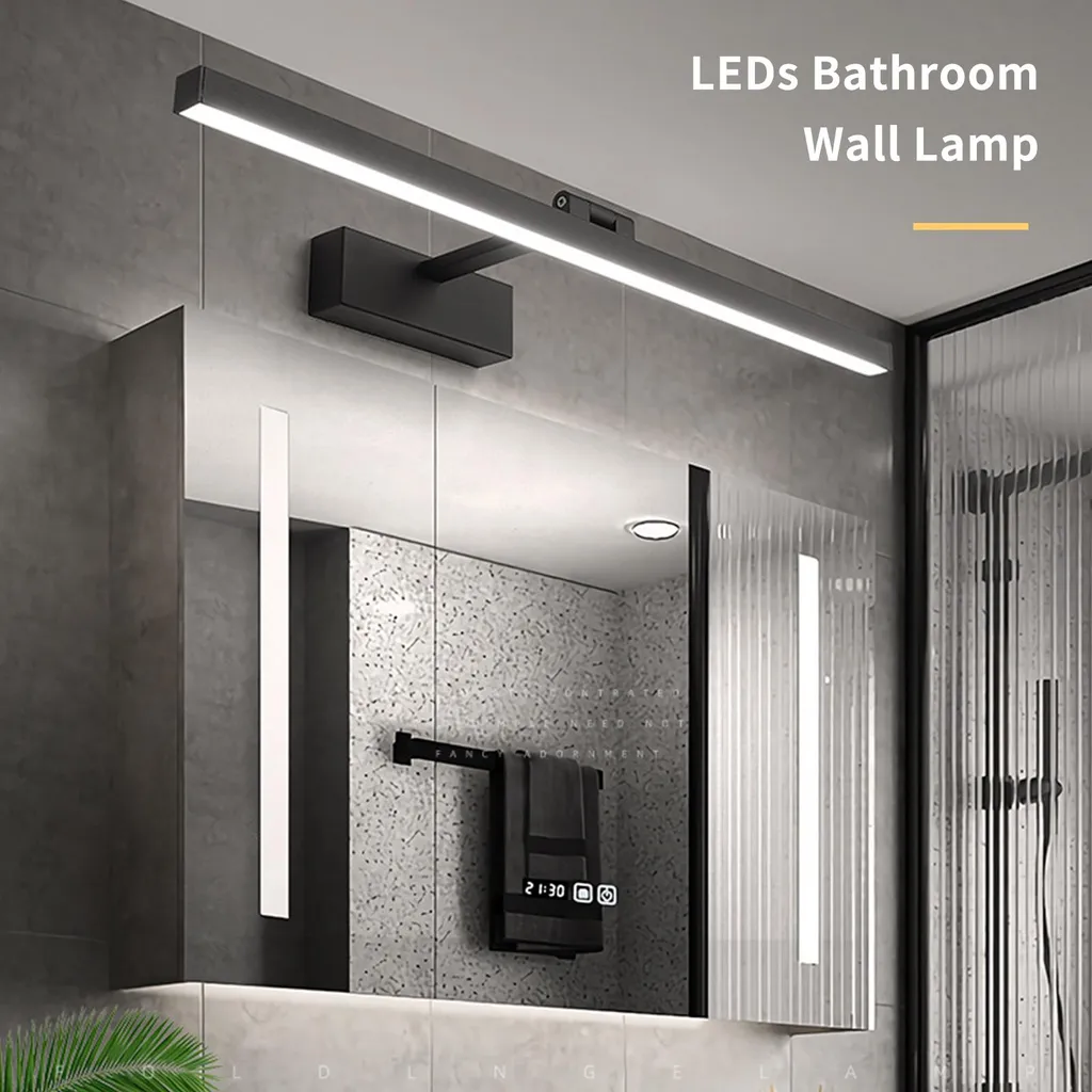 Luminaire de miroir salle de bain LED 40cm blanc froid pour intérieur chic