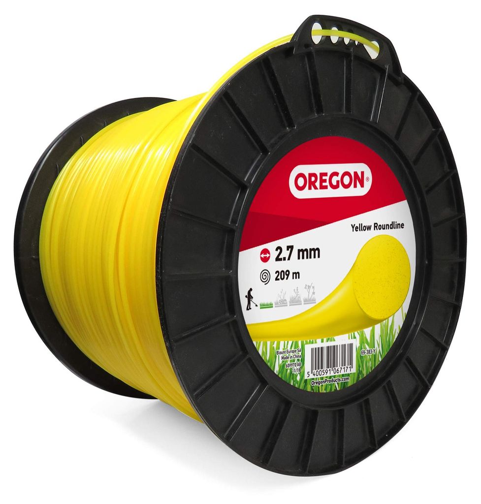 Oregon Runder Mähfaden 2.7mm Gelb für hohes Gras Unkraut Produktbild 