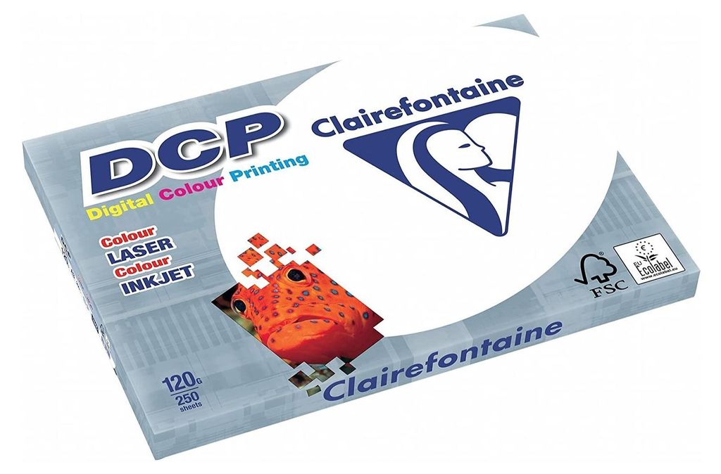 Clairefontaine Multifunktionspapier DCP DIN A3 120 g/qm weiß 250 Blatt