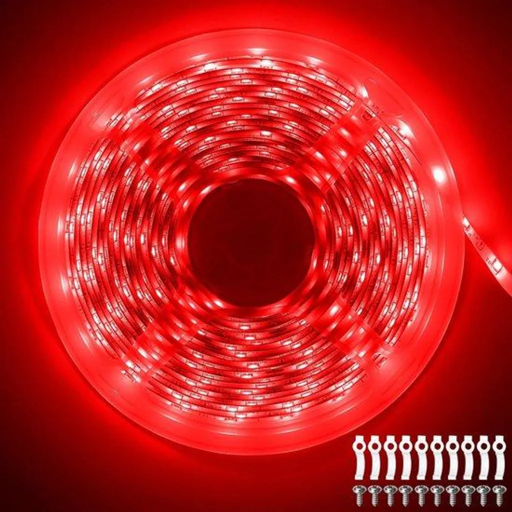 Bande LED rouge 10m étanche : fini les zones sombres avec cette bande