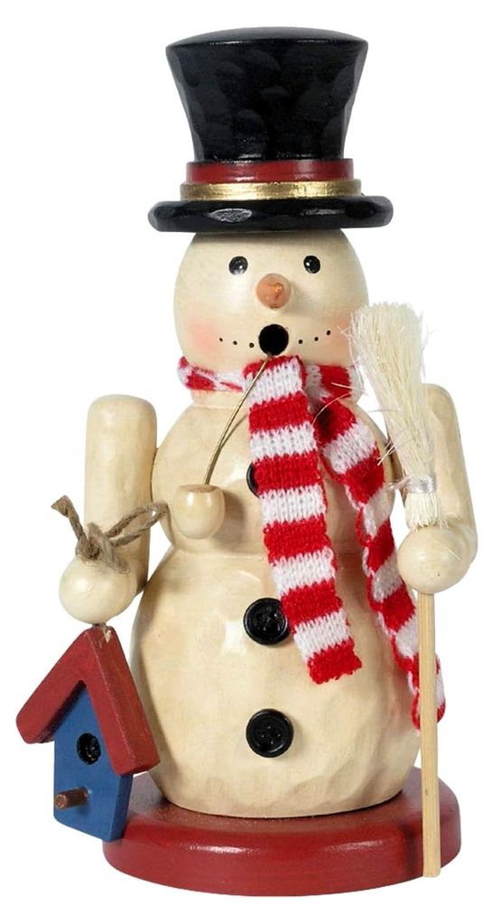 OBC Räuchermännchen Schneemann, Höhe: 20 cm, handbemalt im Kunsthandwerks-Stil