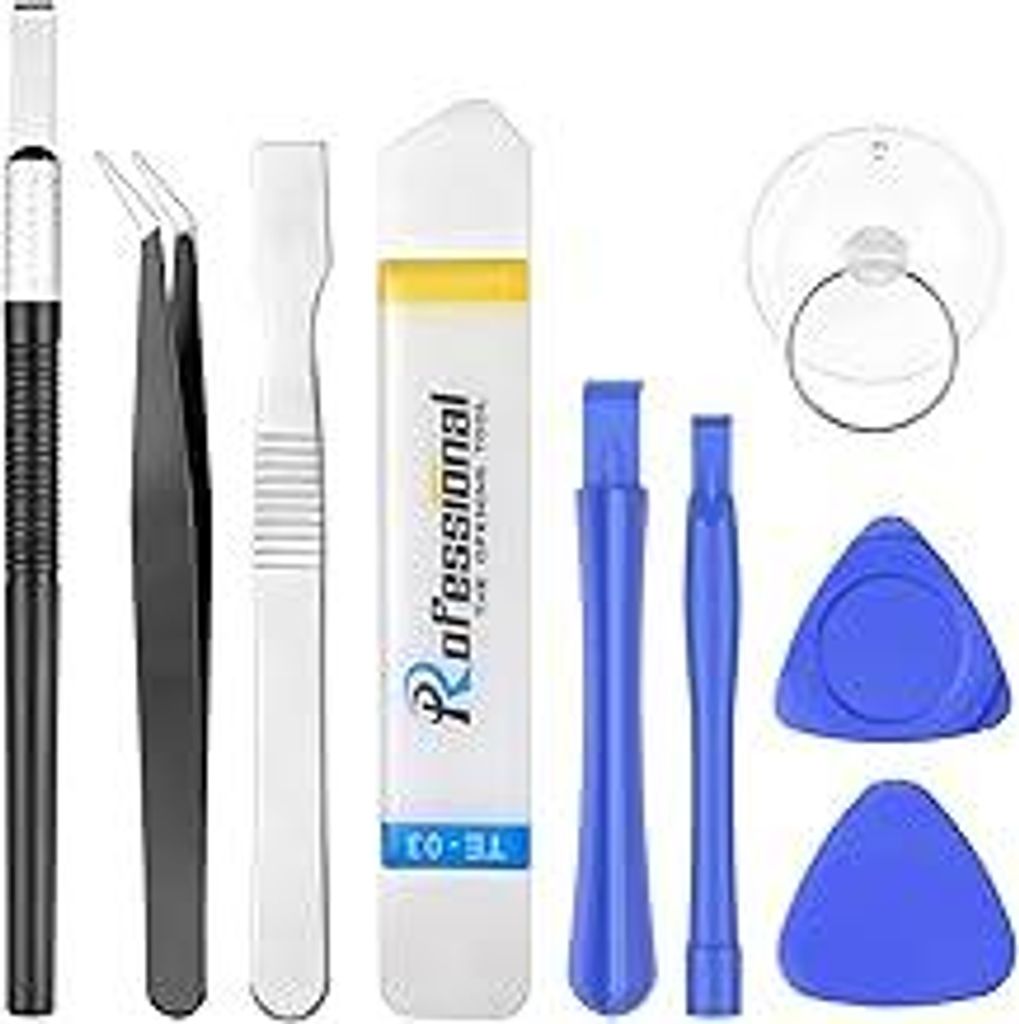 9 Stück Handy Reparatur Öffnungs Werkzeug Set, Professionelles Spudger Kit Handy Reparatur Werkzeug Set aus Metall Kunststoff für Smartphone, Ta...