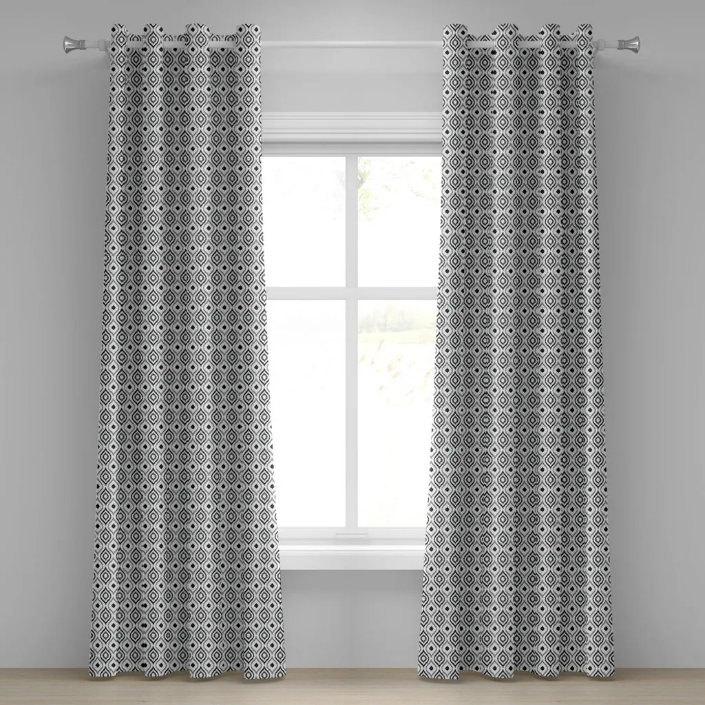 Tenda Piume di Pavone Abakuhaus Grigio Etnico 280x175 cm Decor