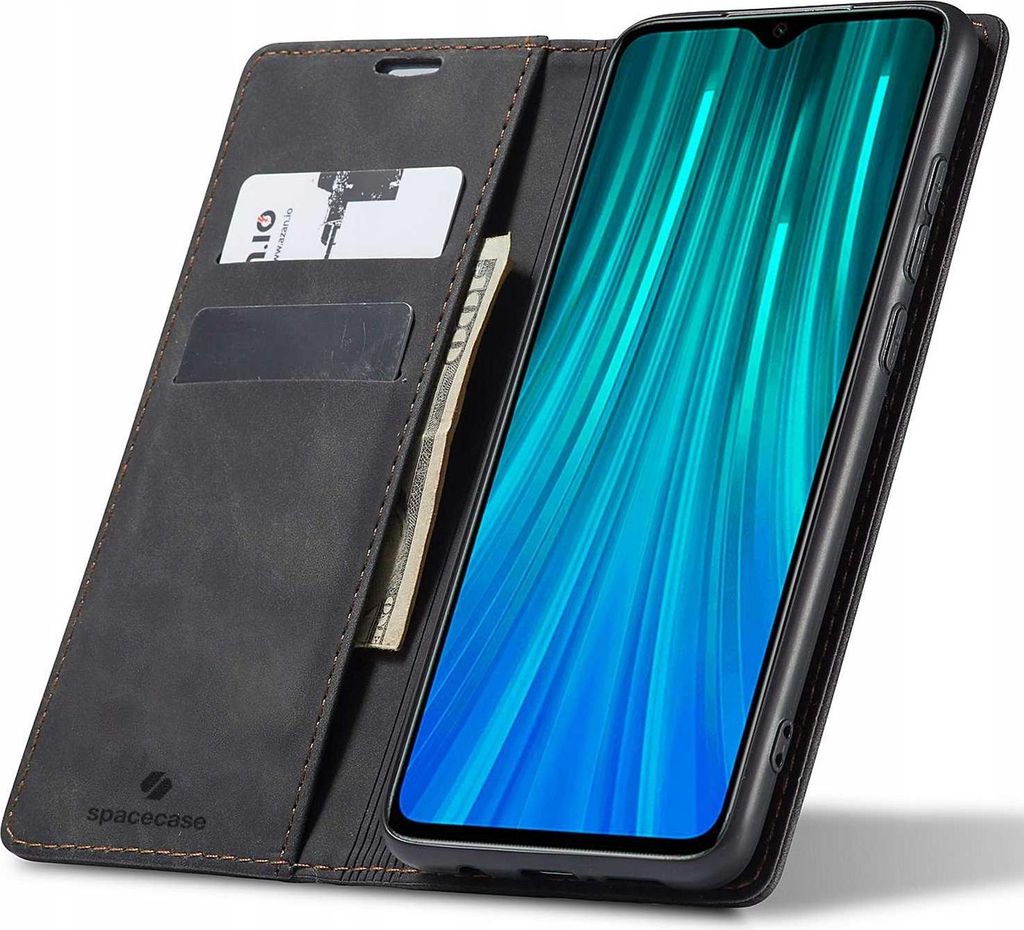 Spacecase Brieftasche Redmi Note 8 Pro schwarz