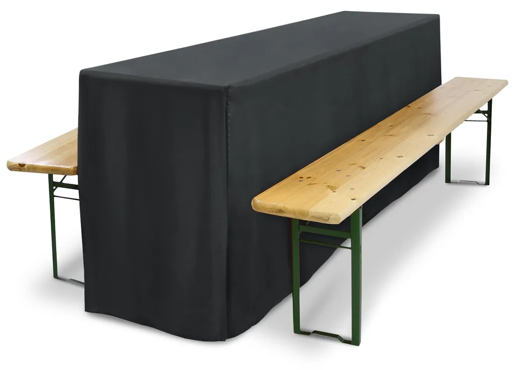 Housses Table de Brasserie 220x70cm Anthracite : Protège et Décore