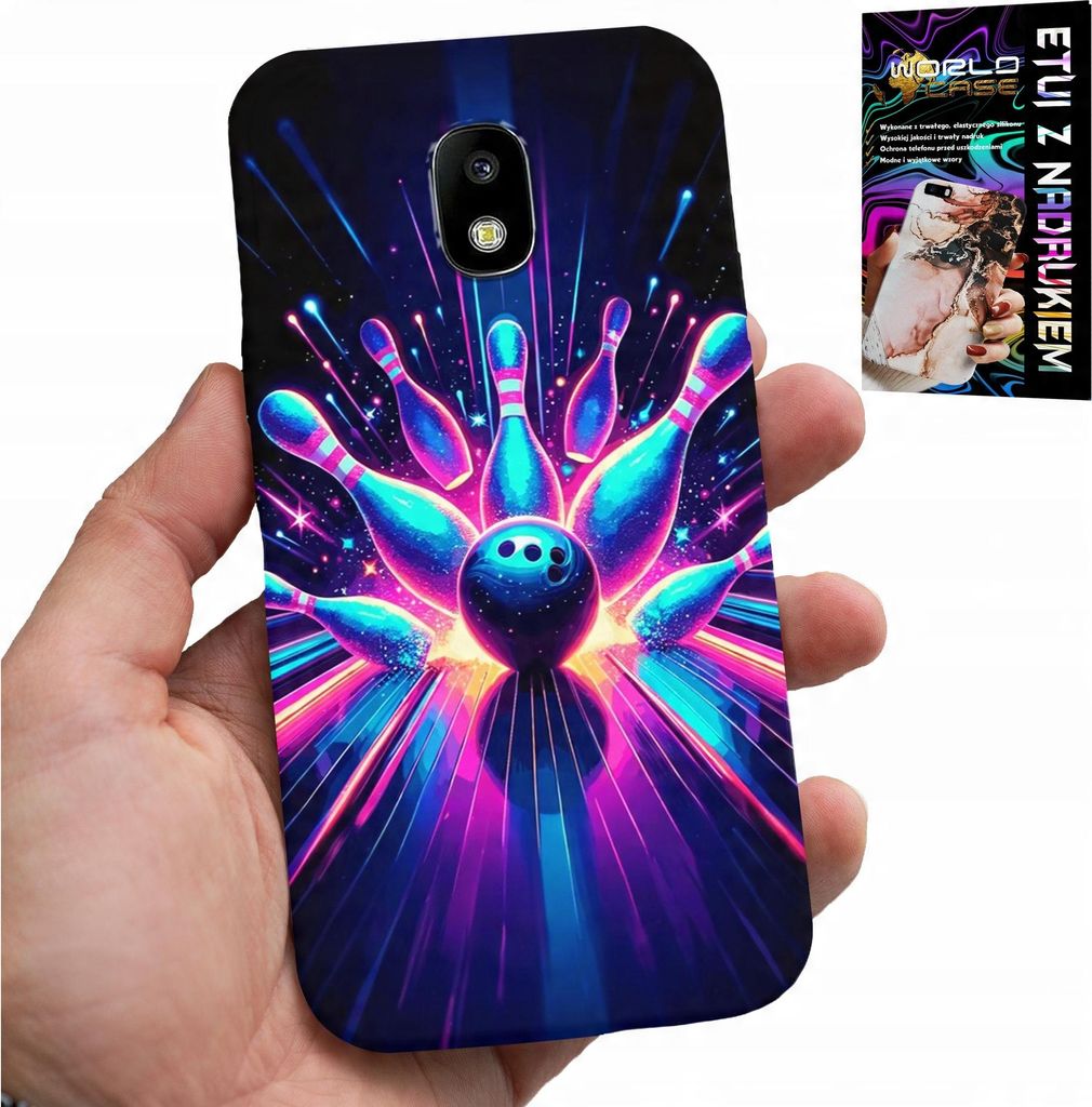 Fall Für Samsung Galaxy J5 2017 - Bowling Strike Abdeckung, Zurück Fall