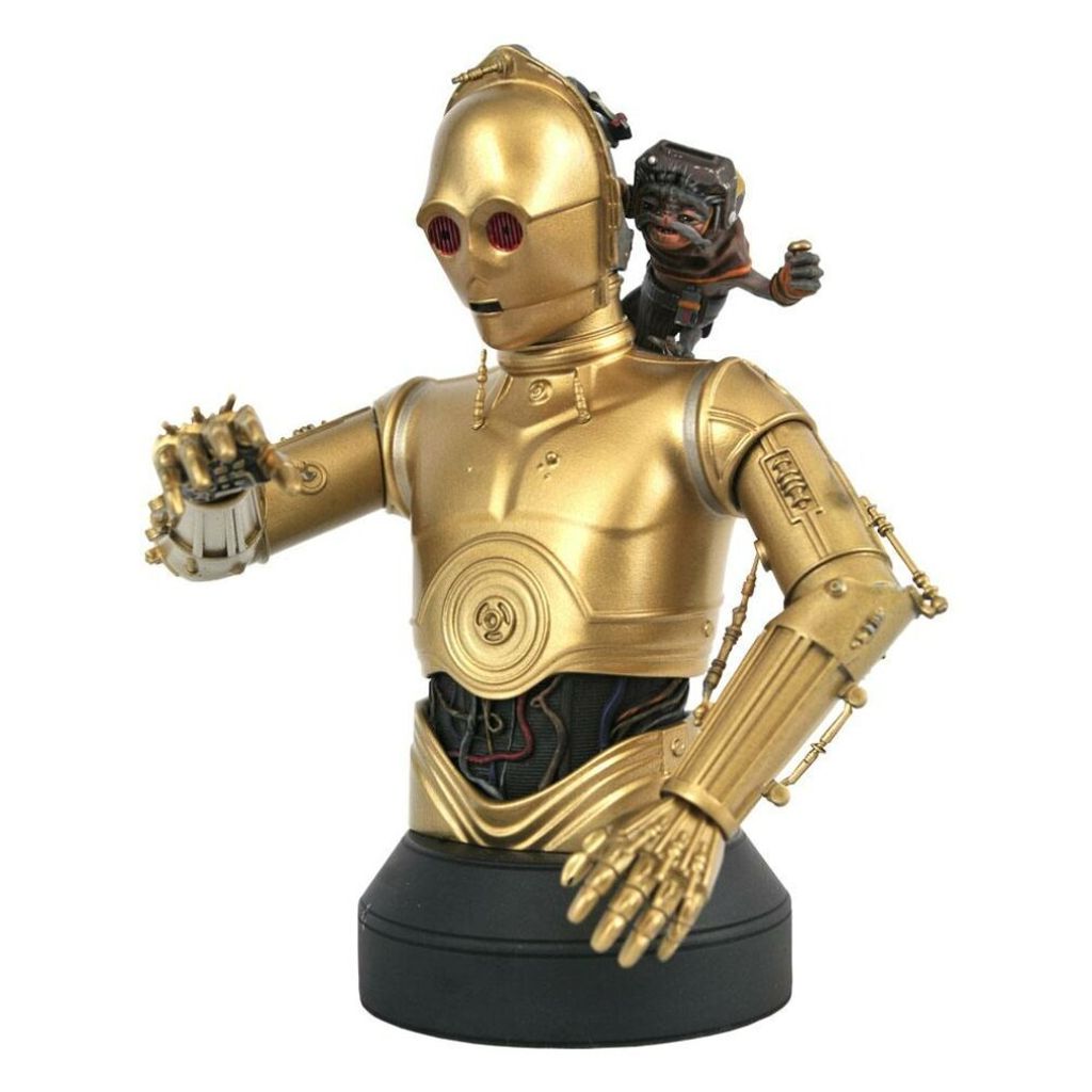 Gentle Giant - Bust C-3PO i Babu Frik z Gwiezdnych Wojen IX - 15 cm