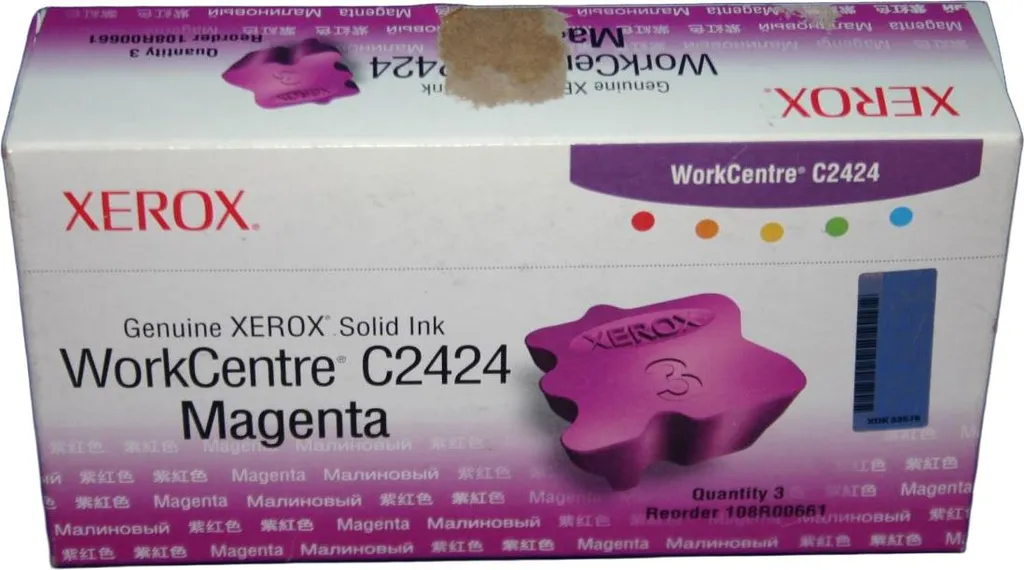 Pack de 3 encres solides Xerox 108R00661 magenta haute fidélité C2424 - B