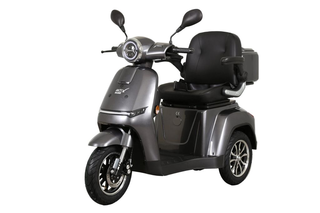 Elektro Seniorenmobil E-Rider 1000 - 25 km/h grau mit Top Produktbild 