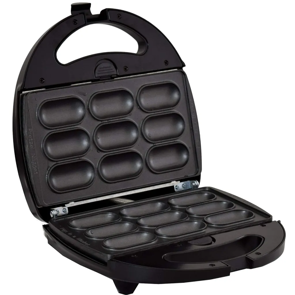 Gaufrier Masto à plaques interchangeables pour Nuggets et Bretzels