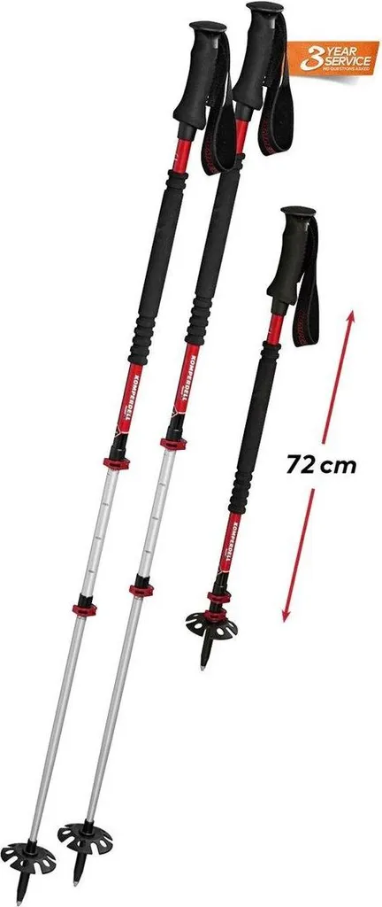 Bâton de ski de randonnée pour pentes raides Komperdell Thermo Ascent TI