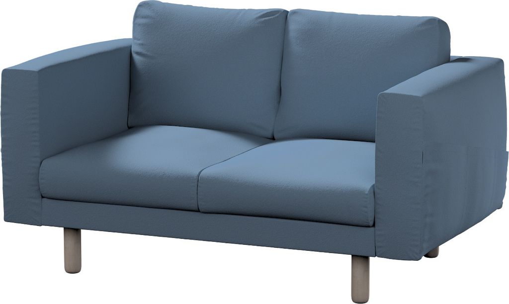 Dekoria Bezug für Norsborg 2-Sitzer Sofa, blau, Norsborg 2-Sitzer Sofabezug