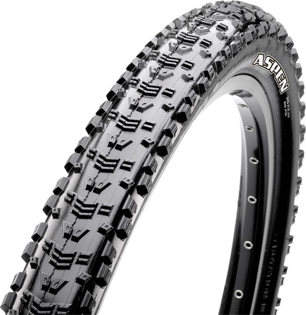 Maxxis 1033-TB96895500 Reifen Aspen TLR faltbar 29x2.25' 57-622 schwarz EXO Dual, schwarz