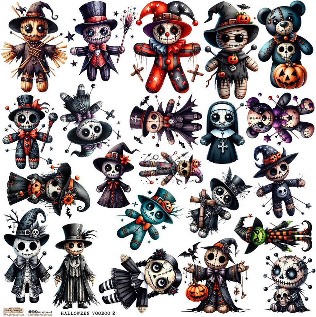 AUFKLEBER - ScrapLove - Halloween Voodoo 2