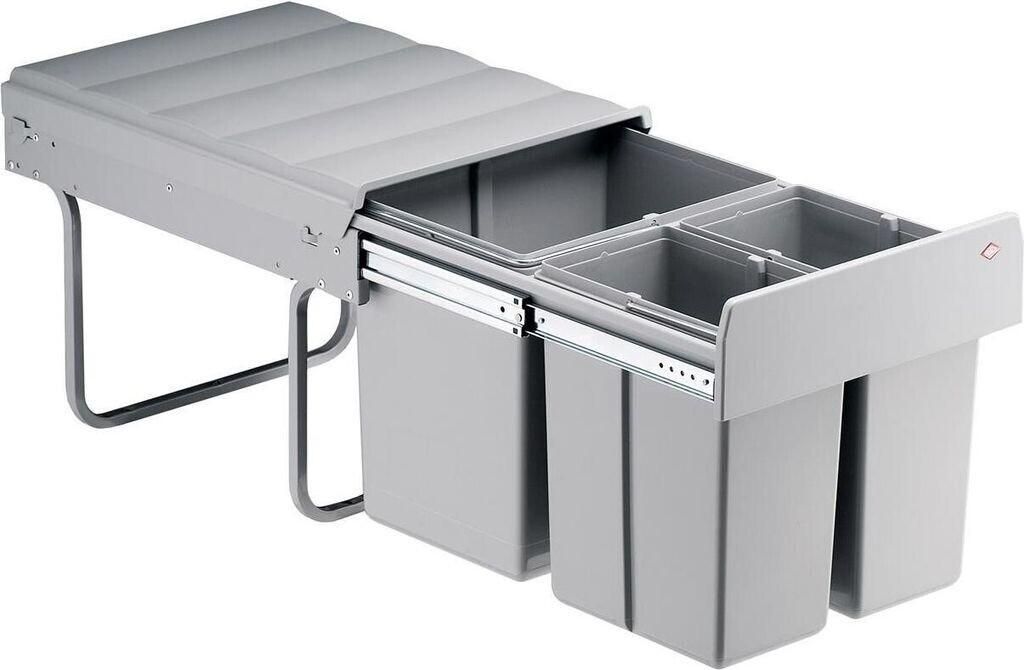 Wesco wbudowany kosz na śmieci TRIO-MASTER 40DT 16 litrów + Zdjęcie produktu 