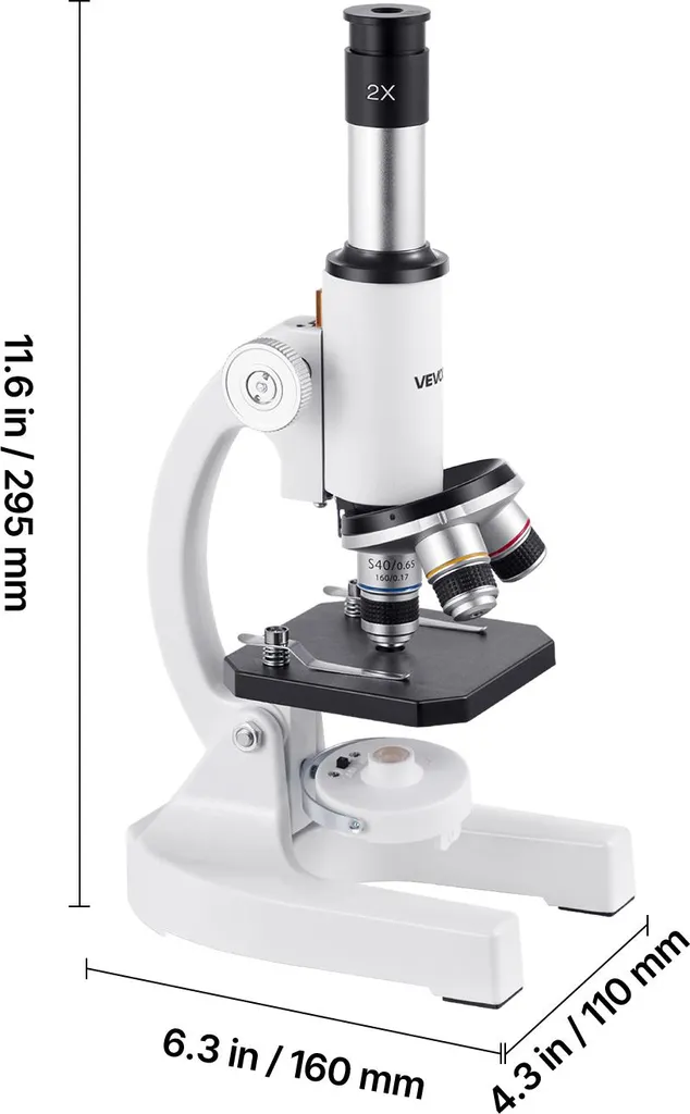 Microscope de Laboratoire 2000X : Image Nette et Support Téléphone - 8