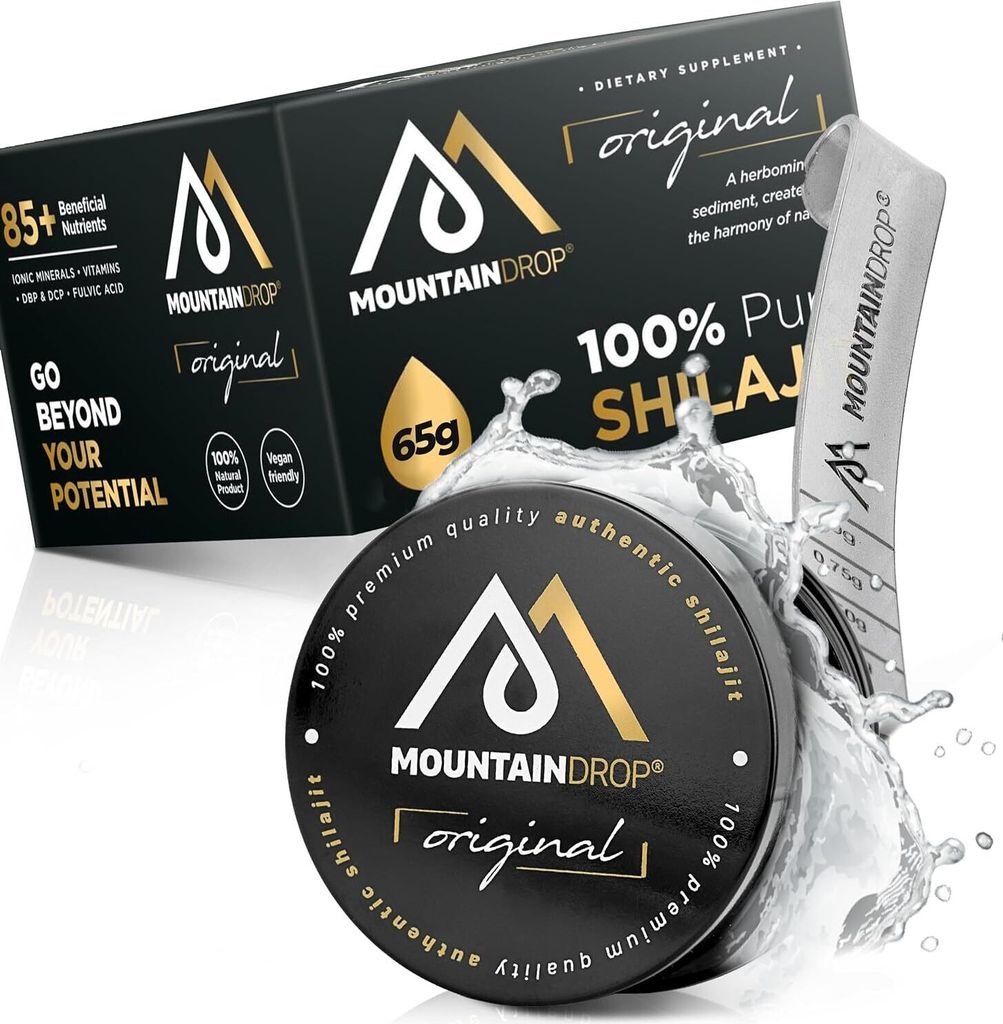 Mountaindrop Mumijo Shilajit Original 65g I traditionelle Produktbild 