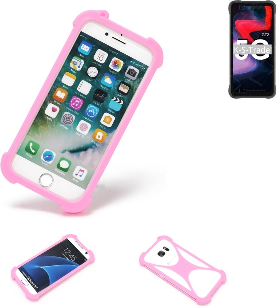 K-S-Trade Handy Hülle kompatibel mit UMIDIGI Bison GT2 5G Schutz Hülle Bumper Silikon Schutz Hülle Cover Case Silikoncase Silikonbumper TPU