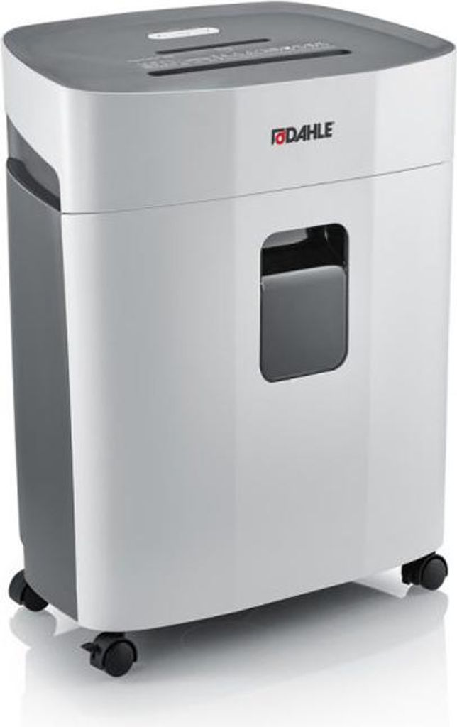 DAHLE PaperSAFE 420 Aktenvernichter mit Partikelschnitt P-5, 2 x 15 mm, bis 10 Blatt, lichtgrau