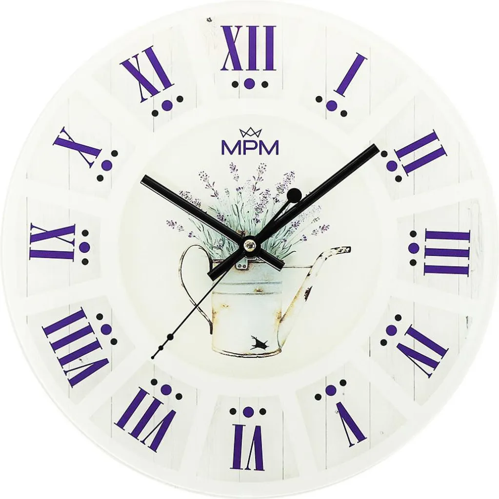 Horloge de table en verre Ná Provence E09.4376 - Pendule de bureau chic