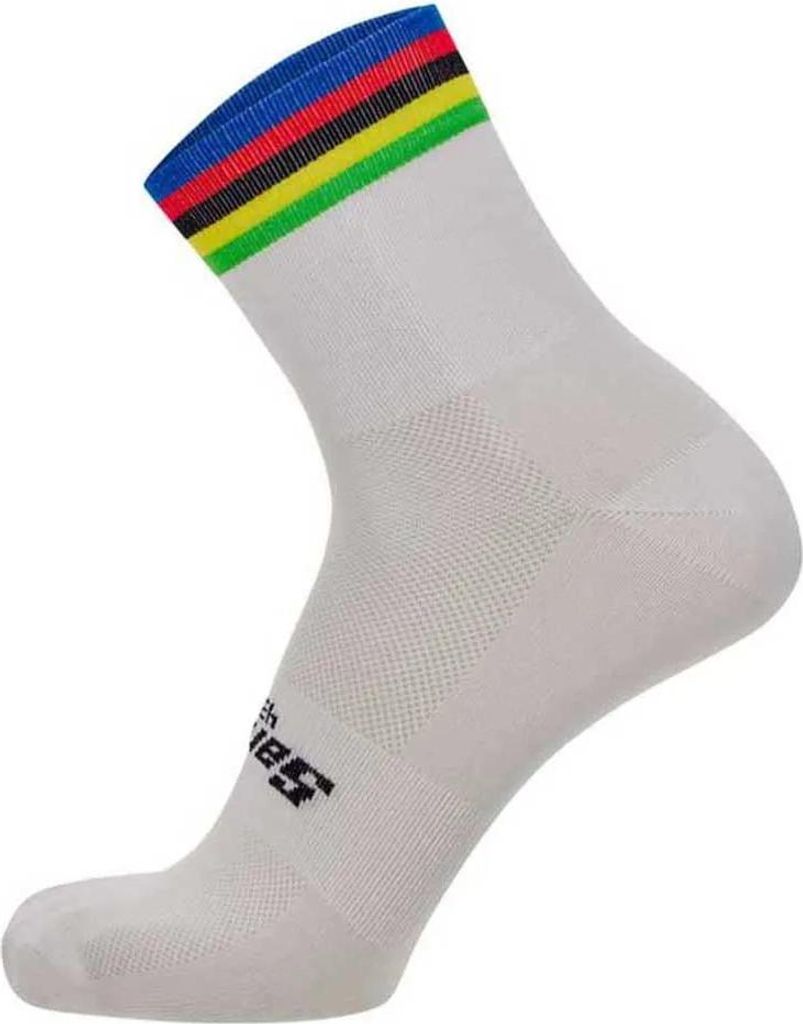 Cyklistické ponožky SANTINI Classic - UCI RAINBOW - Obrázok produktu 