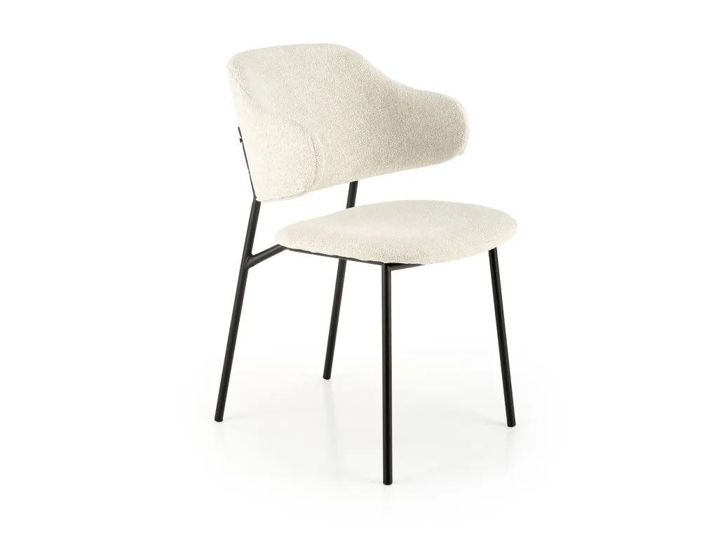 Cremefarbener Stuhl K-497